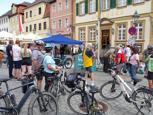 Bild Fahrrad Aktionstag auf dem Gunzenhäuser Marktplatz